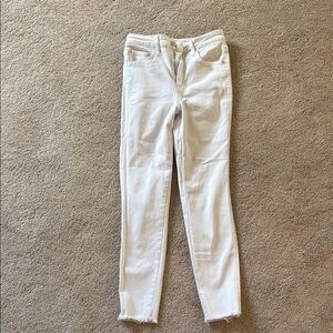 Free People Women's Cream Skinny Jeans